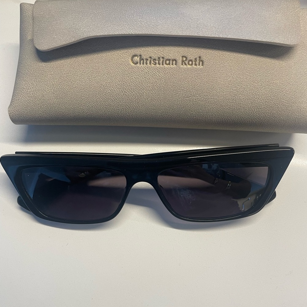 Christian Roth black glasses